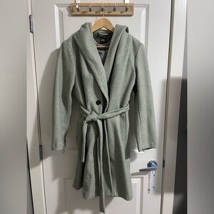 Zara Belted Trench Coat with Hood